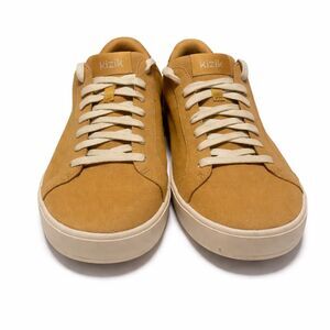 Kizik Irvine Hands Free Sneakers Men’s 11 Wm’s 12.5 Tan Canvas Slip On Casual Sh